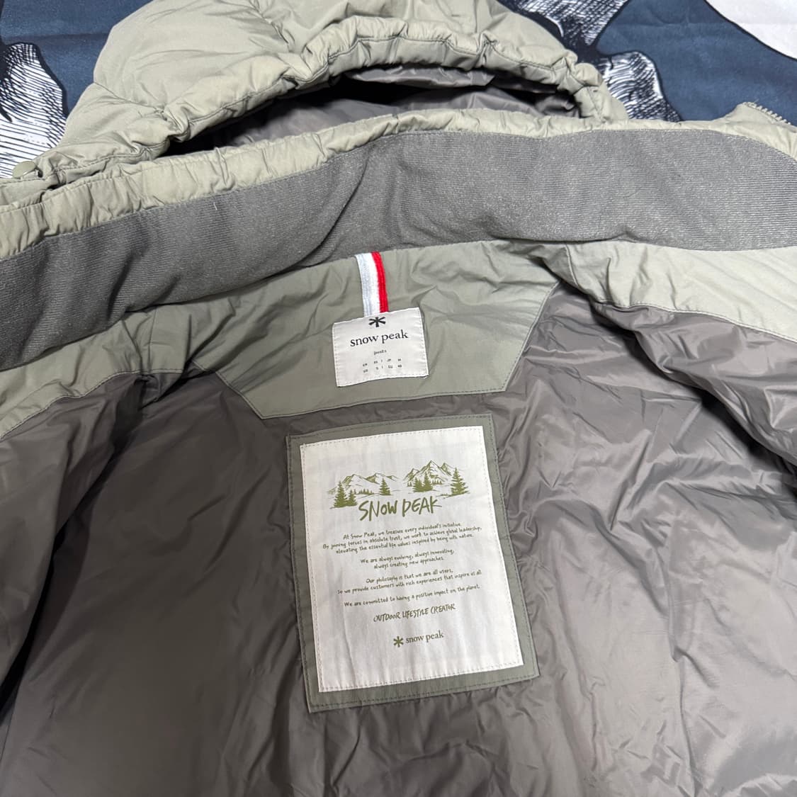 스노우피크 다운 패딩 95 (M) 사이즈 상품이미지4