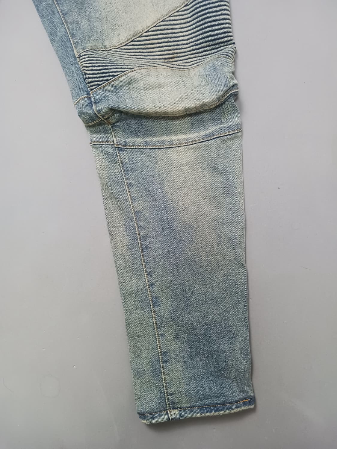 [34] 발망 빈티지워싱 바이커진 청바지 상품이미지5
