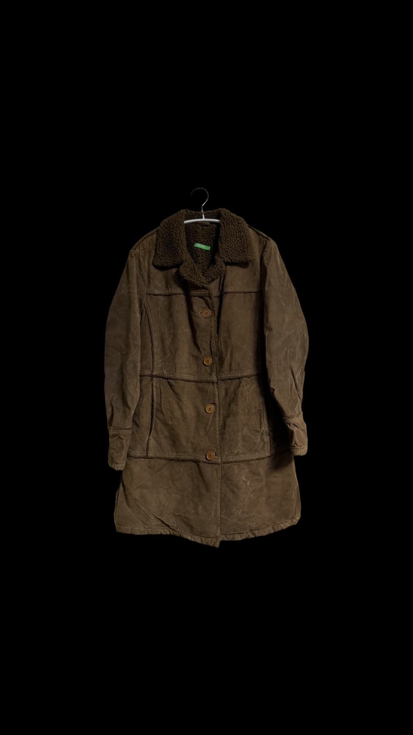 베네통 무스탕 코트 상품이미지1