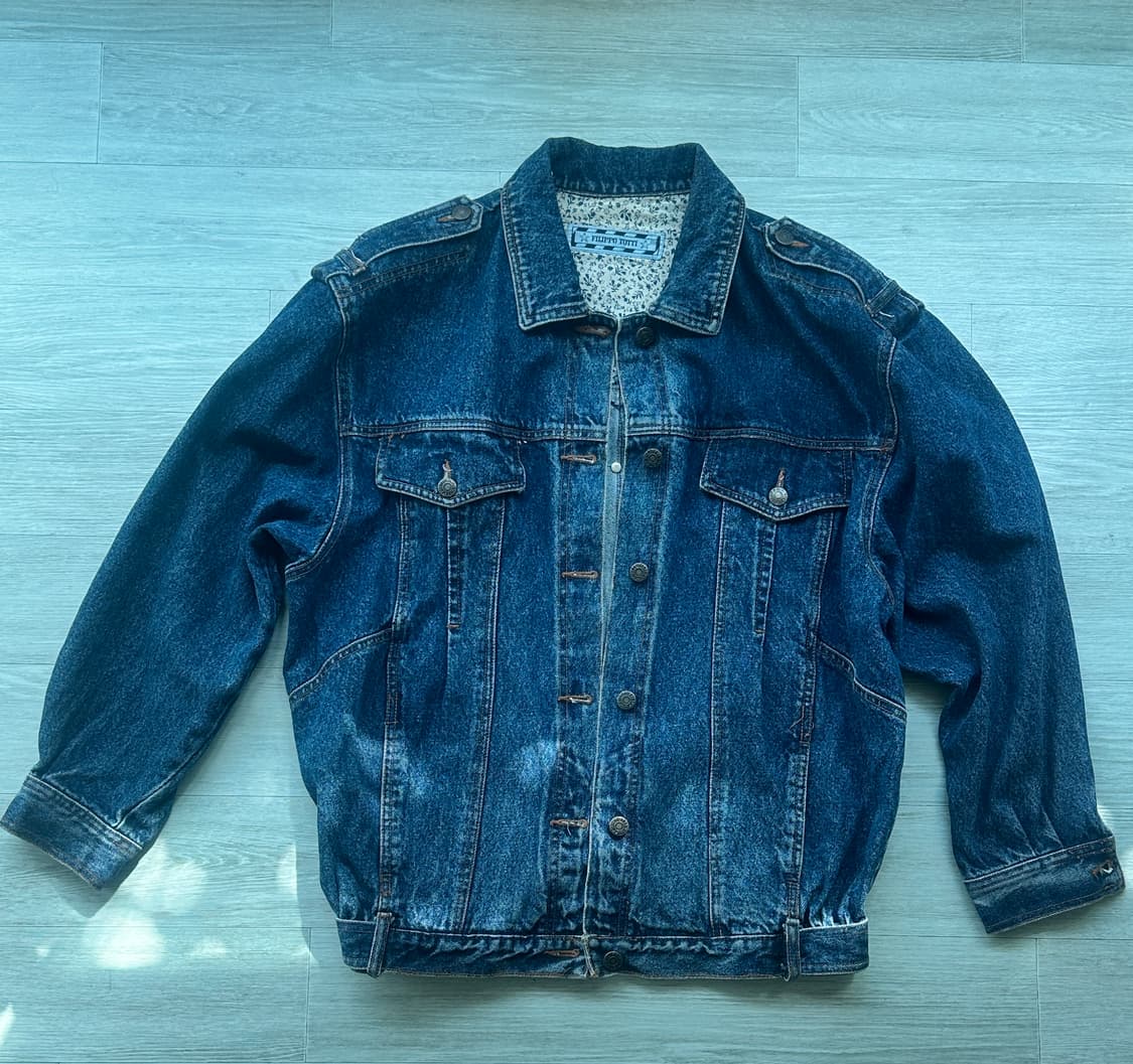 빈티지 데님 자켓 상품이미지1