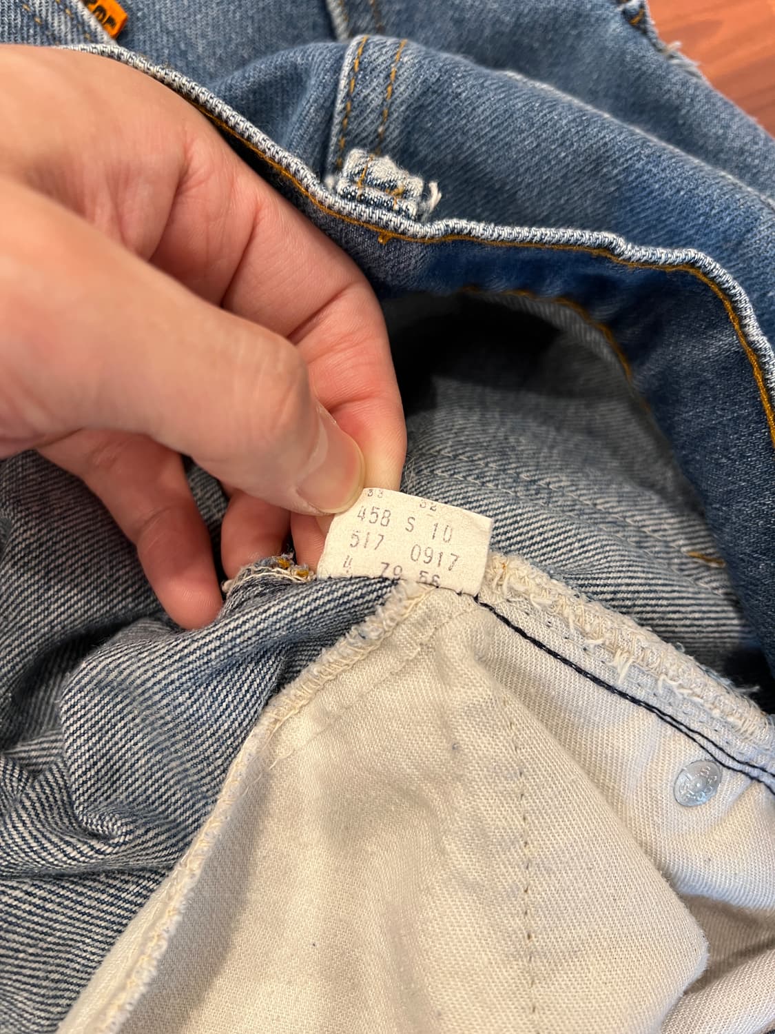 70s Levis 리바이스 517 부츠컷 데님 팬츠 (32inch) 상품이미지10
