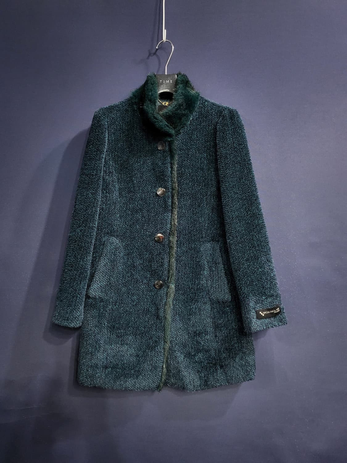 크로커다일 수리알파카 머스카렛 트리밍 자켓 상품이미지1