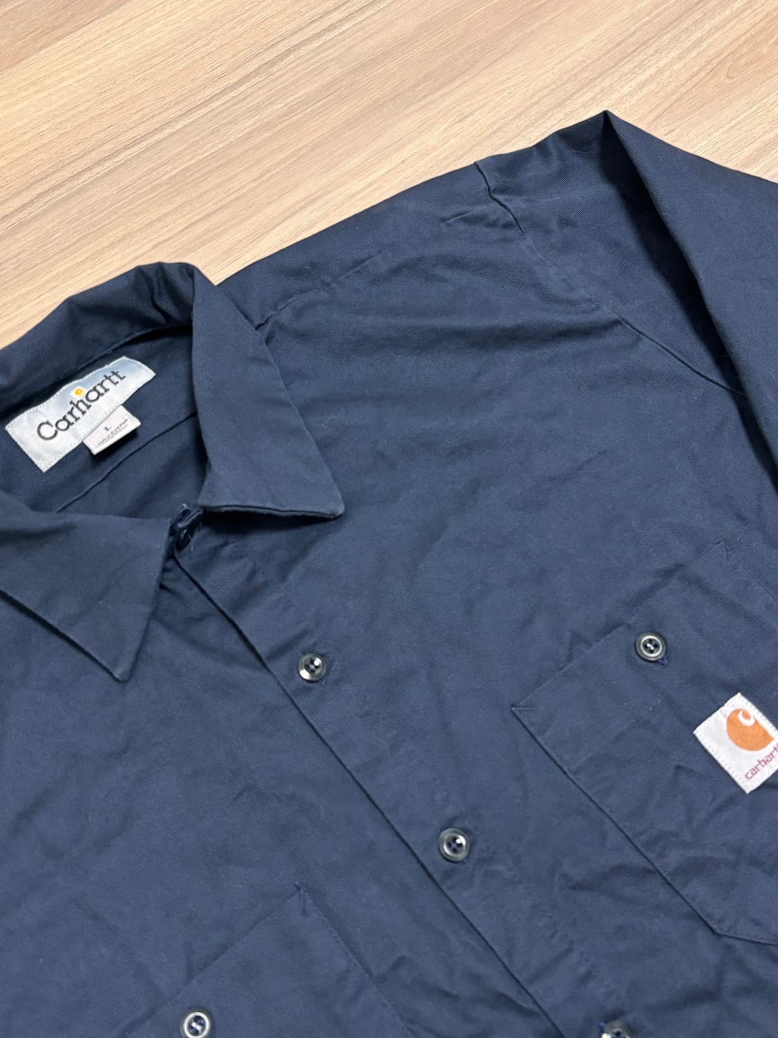 칼하트 셔츠 L 네이비 상품이미지2