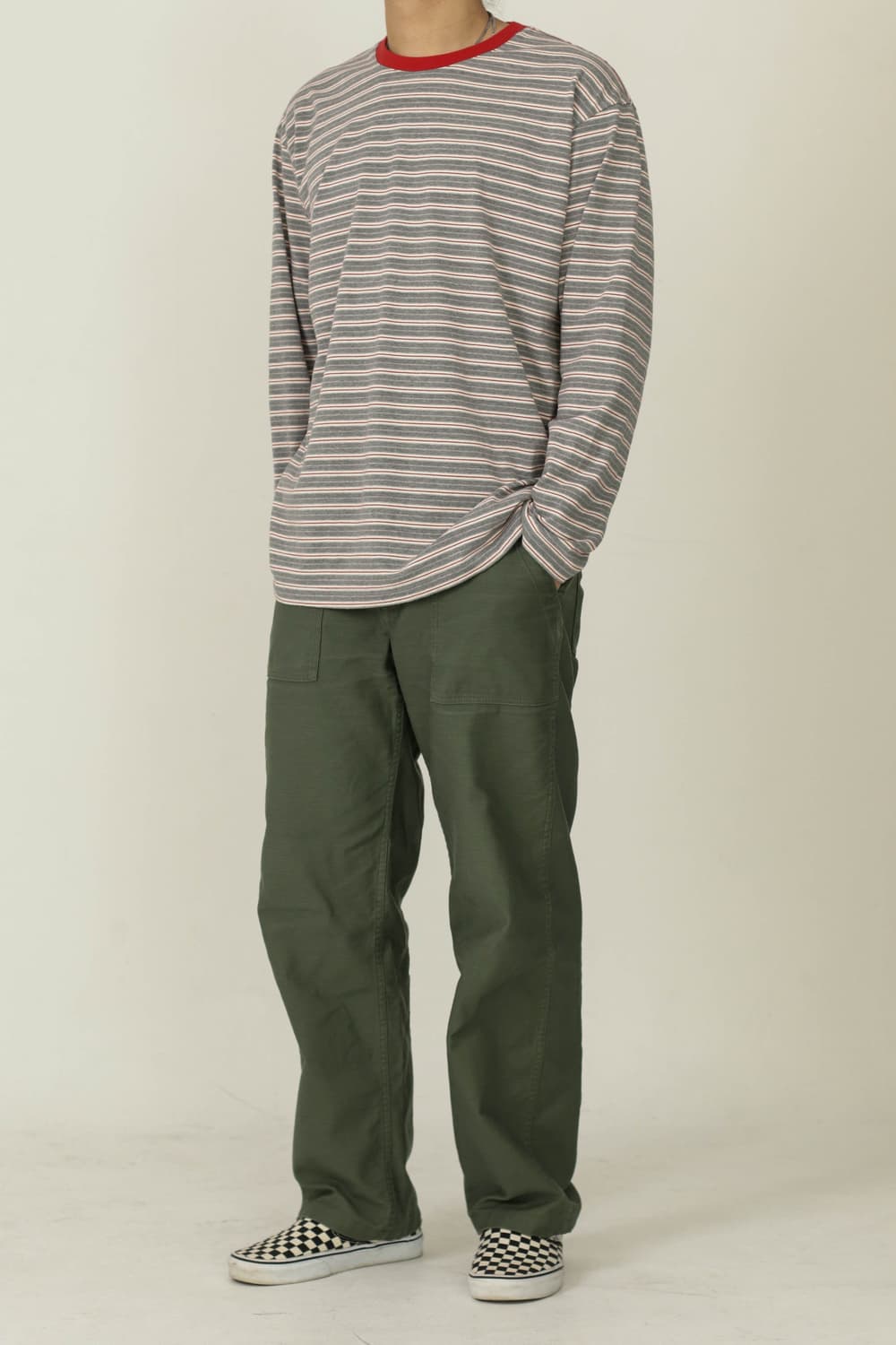 무탠다드 퍼티그 팬츠 세이지 그린 (32)  상품이미지3