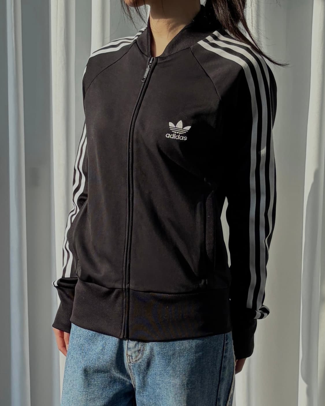 [M]아디다스 트레포일 블랙 트랙탑 져지 상품이미지1