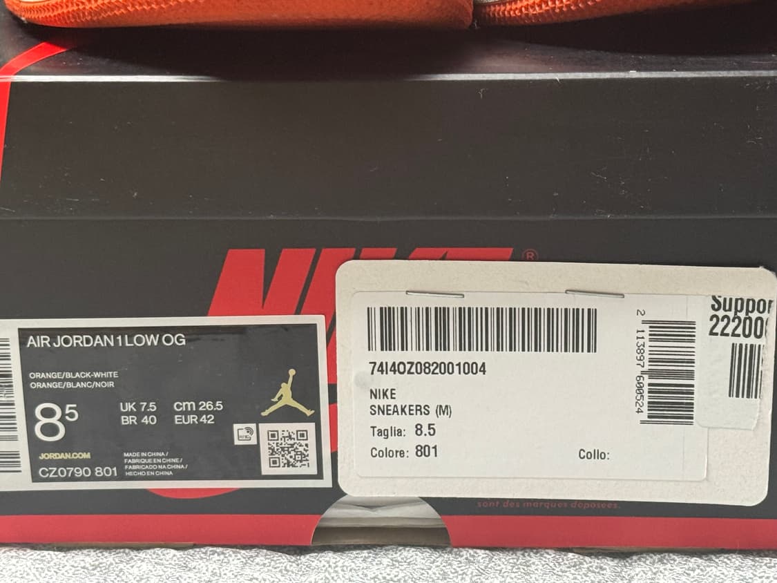 [265] 조던 1 로우 OG 스타피쉬 상품이미지5