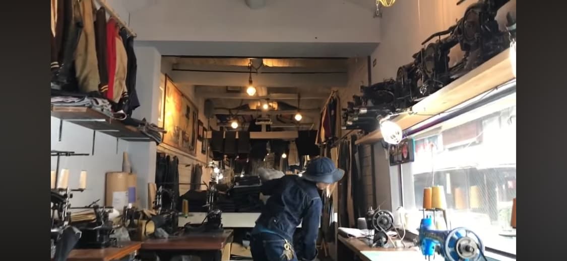 원피스 오브 락 데님 백 one piece of rock 기무라 상품이미지8