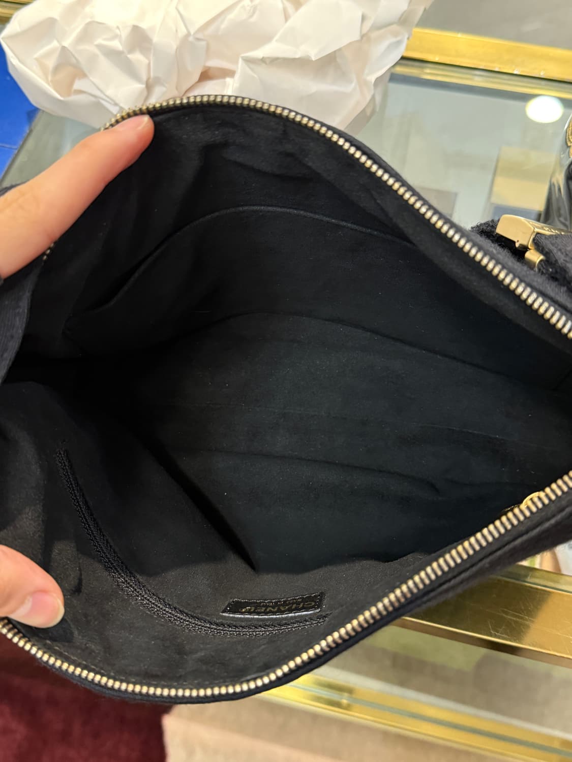 샤넬 초코바 패브릭 숄더백(빈티지) 상품이미지7