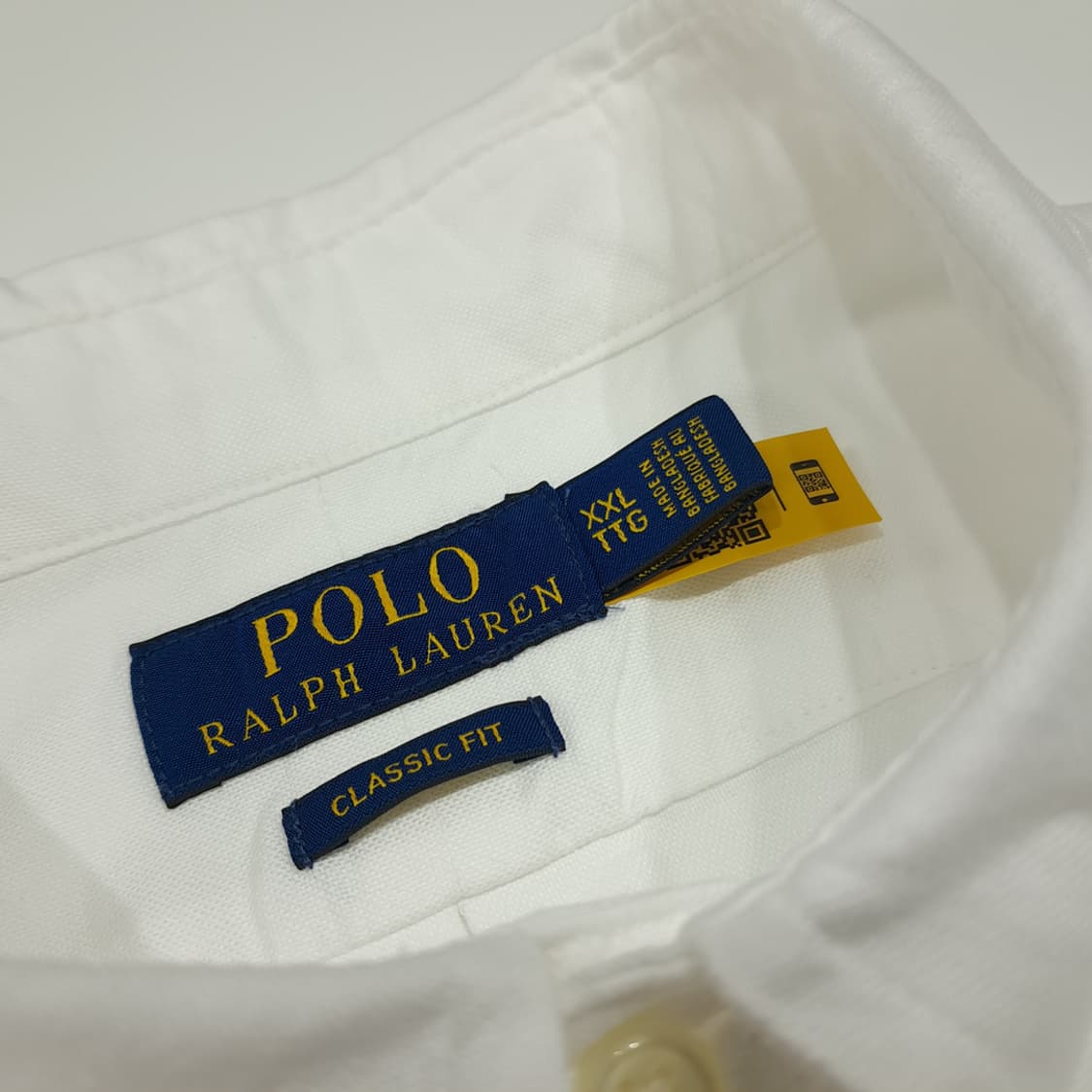 CL466 2XL 폴로 코튼 멀티포니 옥스포드 화이트 셔츠 남방 상품이미지3