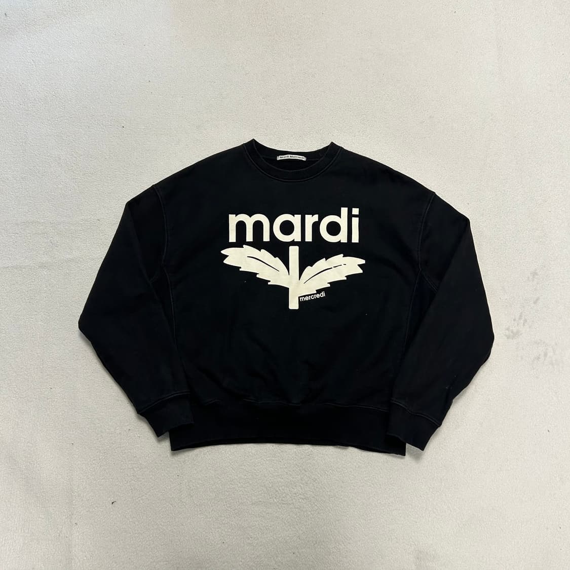 Mardi Mercredi Black Sweatshirt 상품이미지4