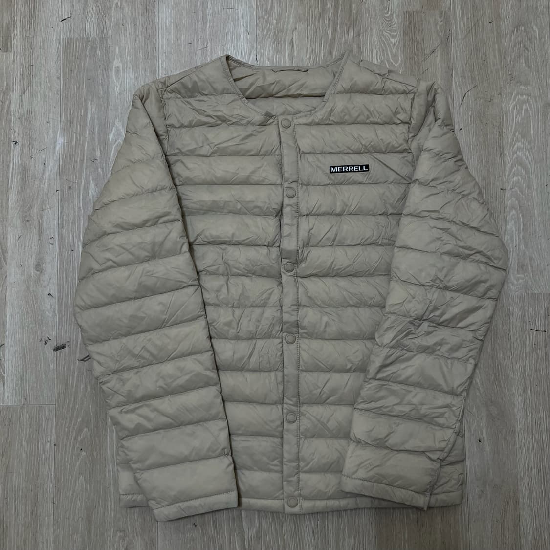 머렐 로고 라이트 구스다운 경량패딩 M/95  상품이미지1