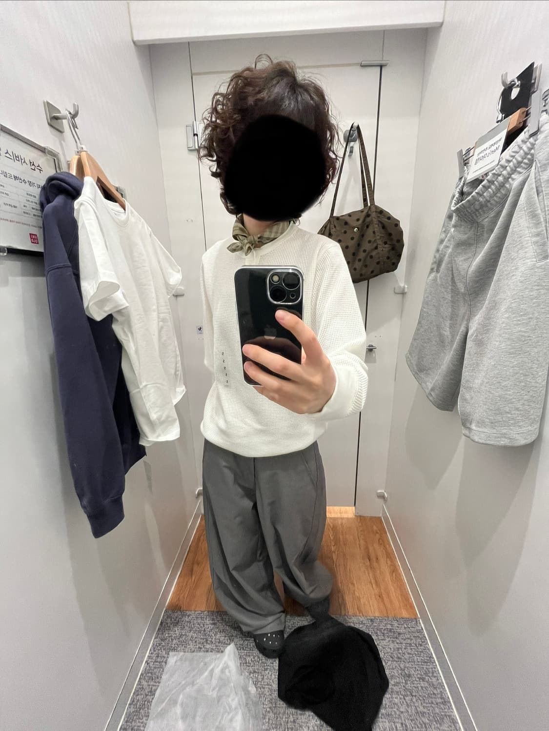 원턱 벌룬 슬랙스 상품이미지1