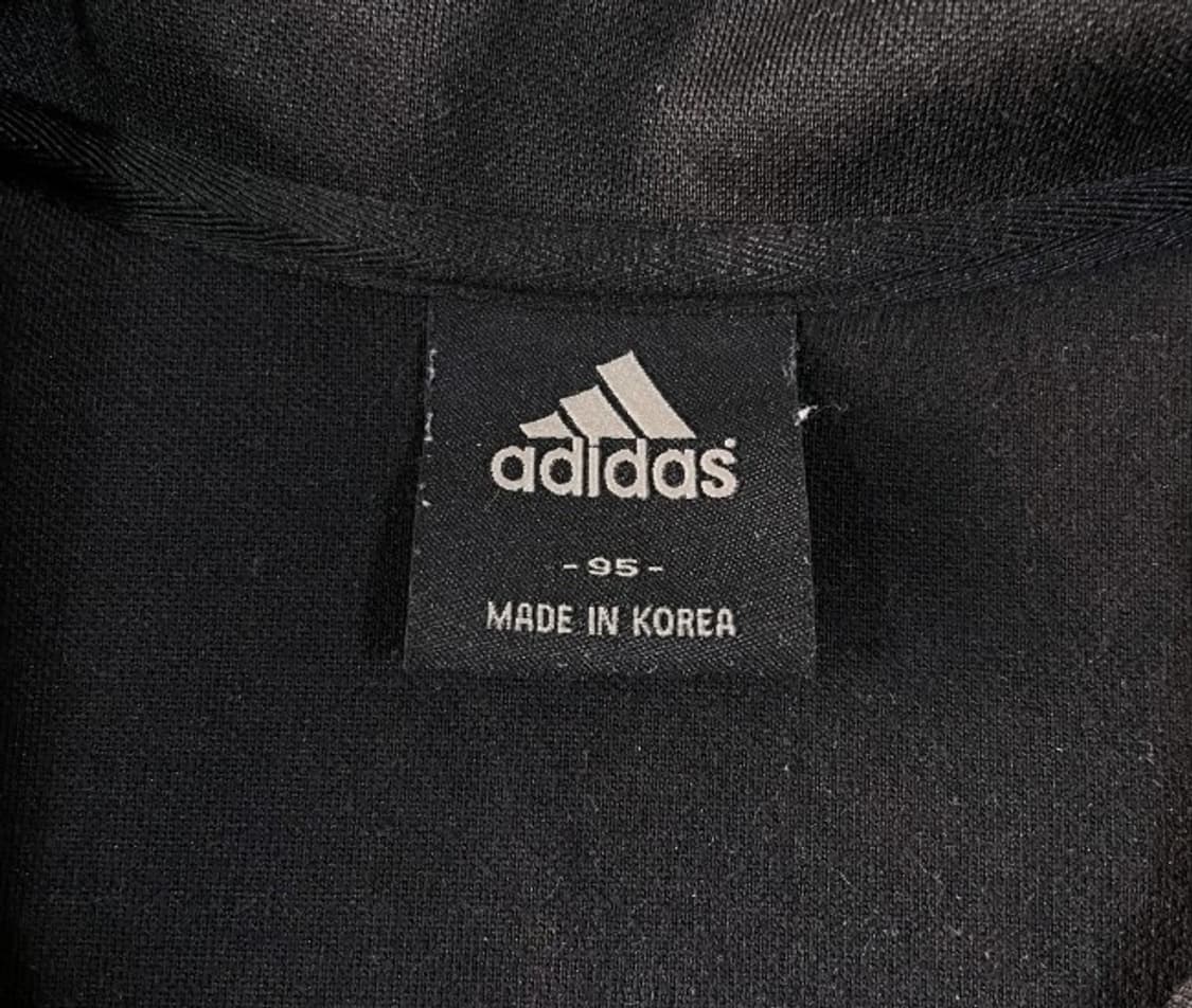 아디다스 블랙 검흰 트랙탑 져지집업 95/M 상품이미지3