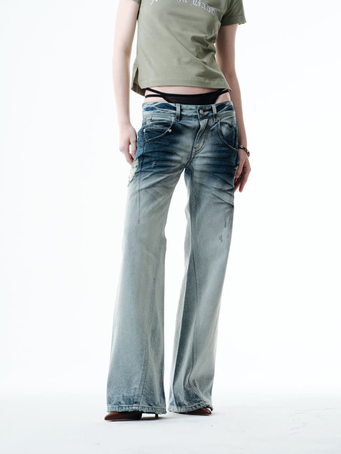 INES JEANS (BLUE)  상품이미지1
