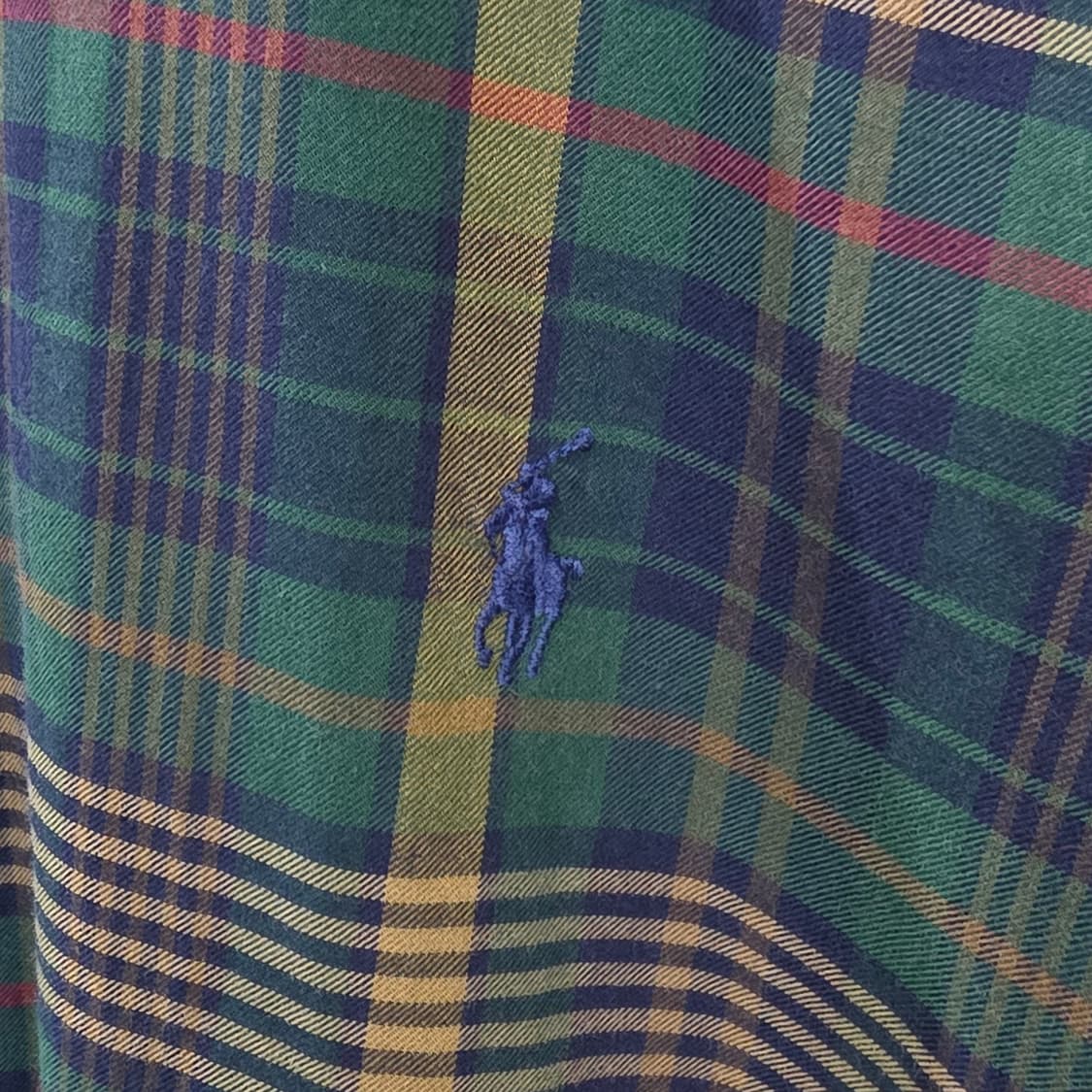 랄프로렌 슬림핏 체크셔츠- M 상품이미지3