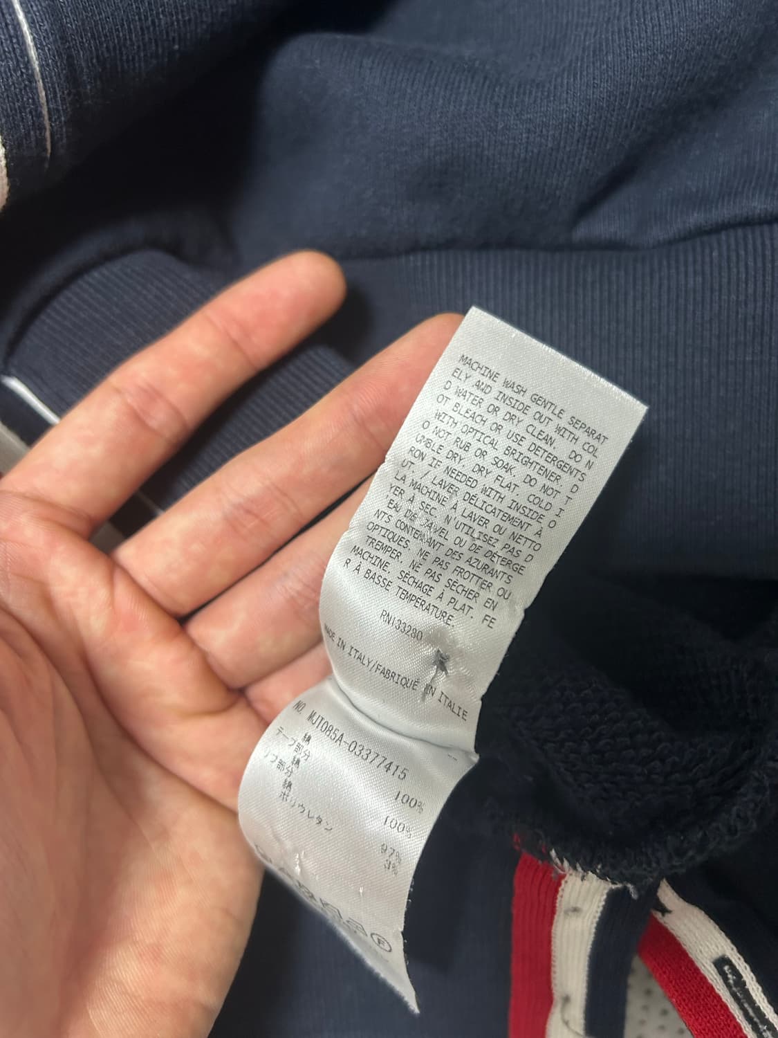 톰브라운 백삼선 맨투맨 3사이즈 상품이미지7