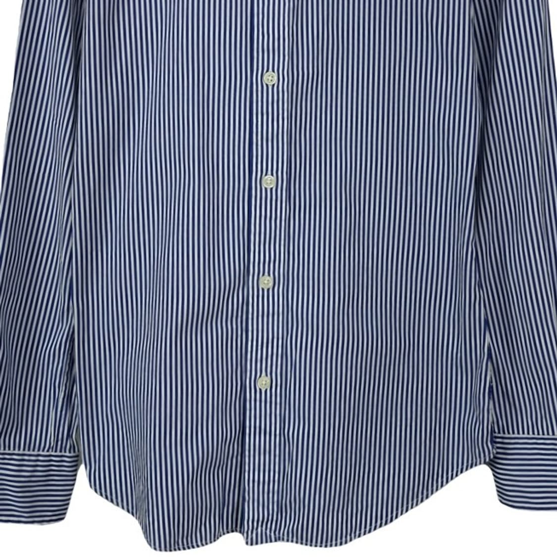폴로 랄프로렌 포니 로고 자수 스트라이프 셔츠 블루 M16529 상품이미지5
