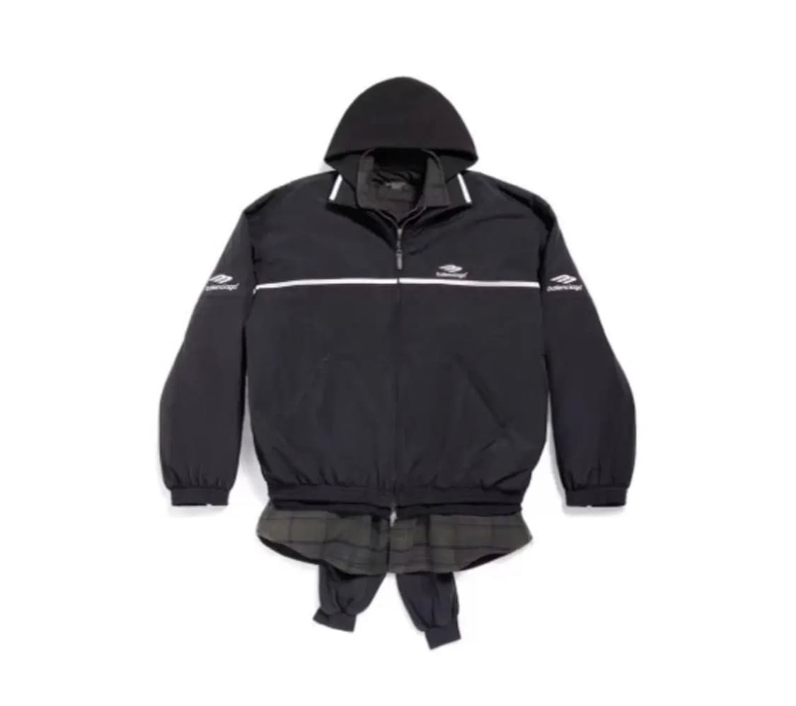 (2 새상품) 발렌시아가 3B 스포츠 아이콘 레이어드 트랙 수트 자켓 상품이미지1