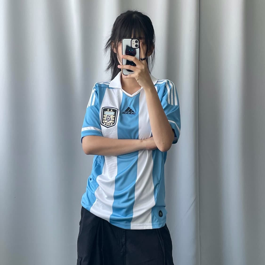 아디다스 루즈핏 2011-12 아르헨티나 져지 새상품 상품이미지2