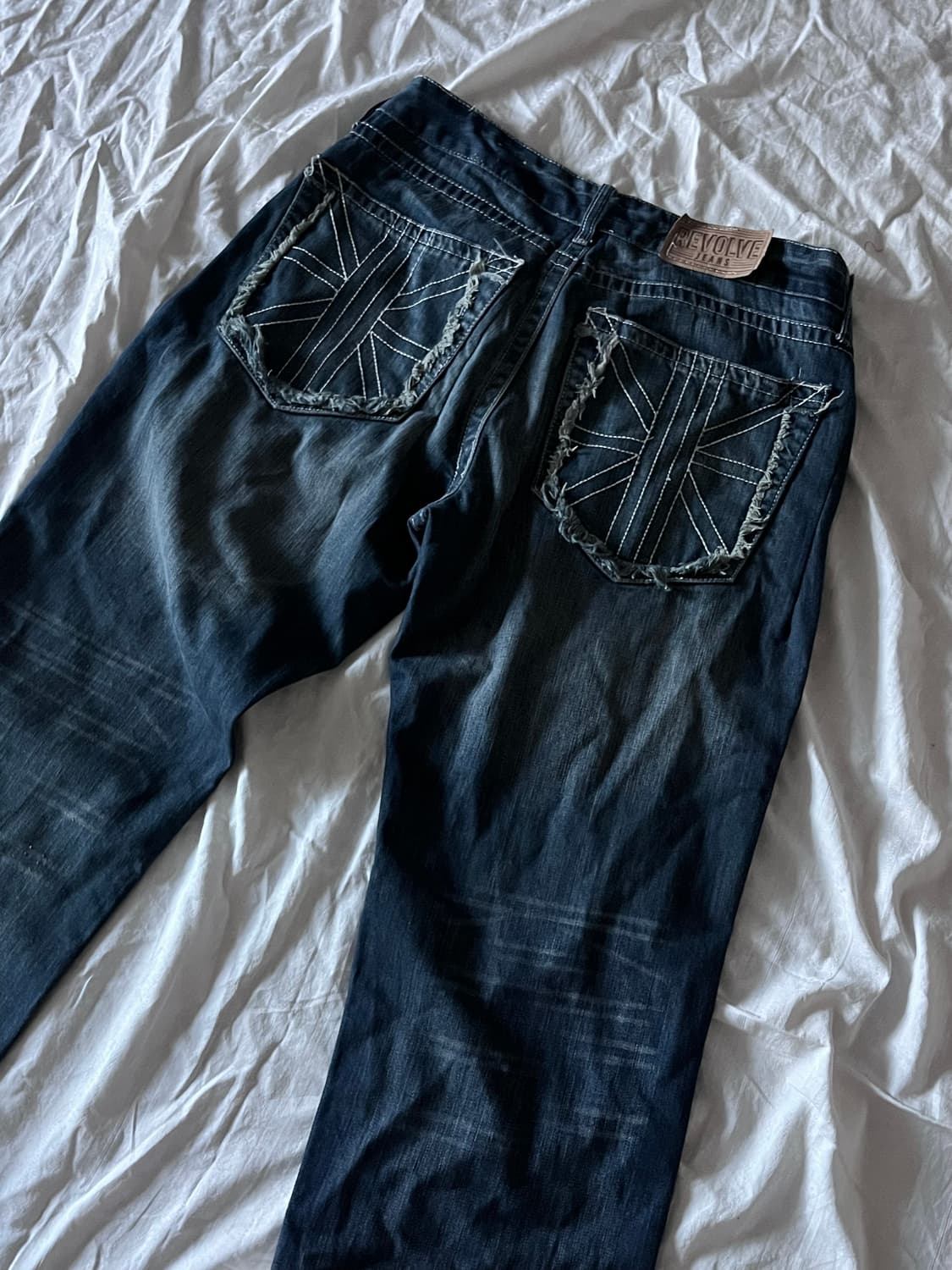 Union Jack Back Print Denim 상품이미지2