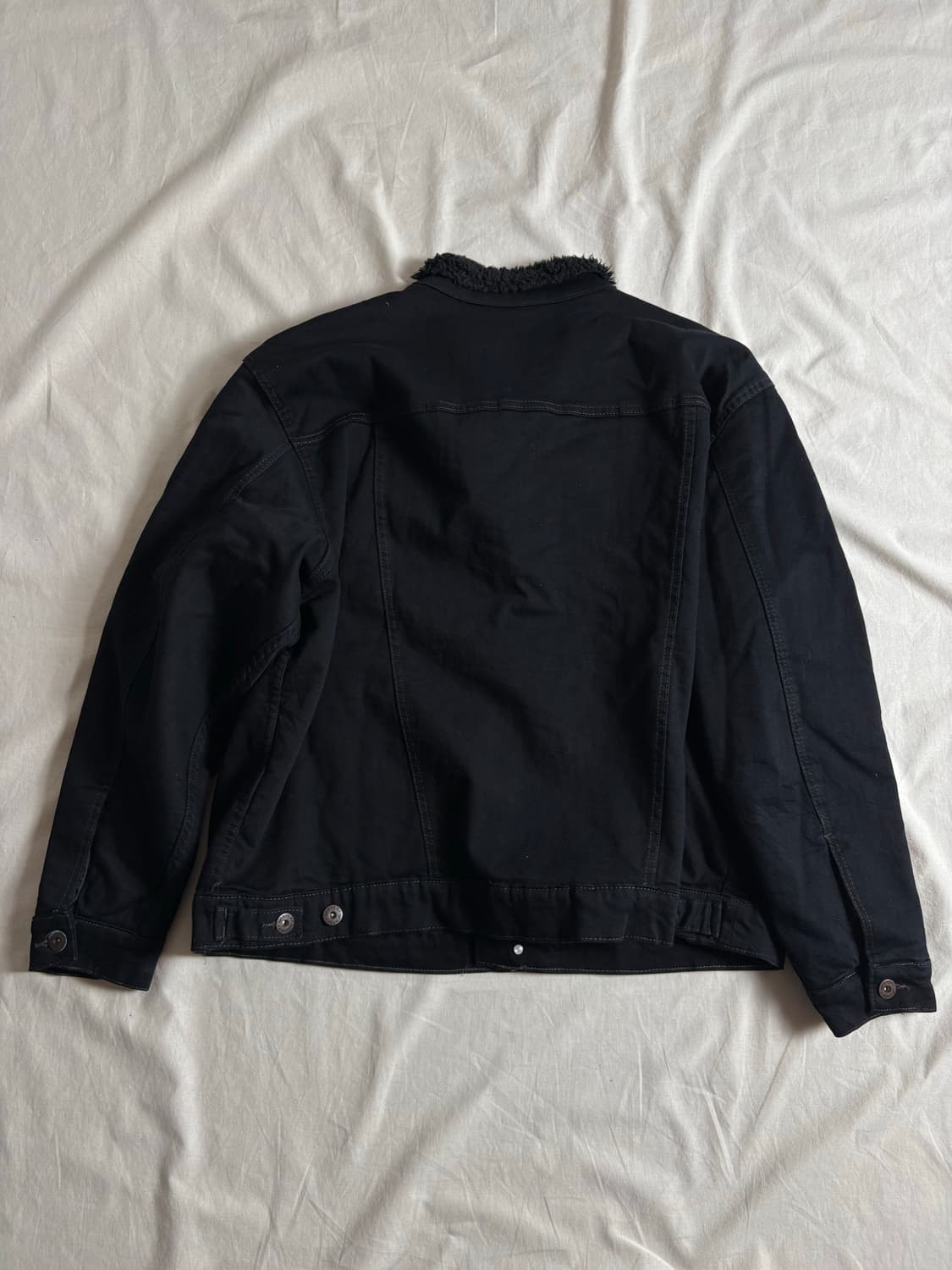 Wrangler 랭글러 블랙데님 쉐르파 자켓 XXL 상품이미지2