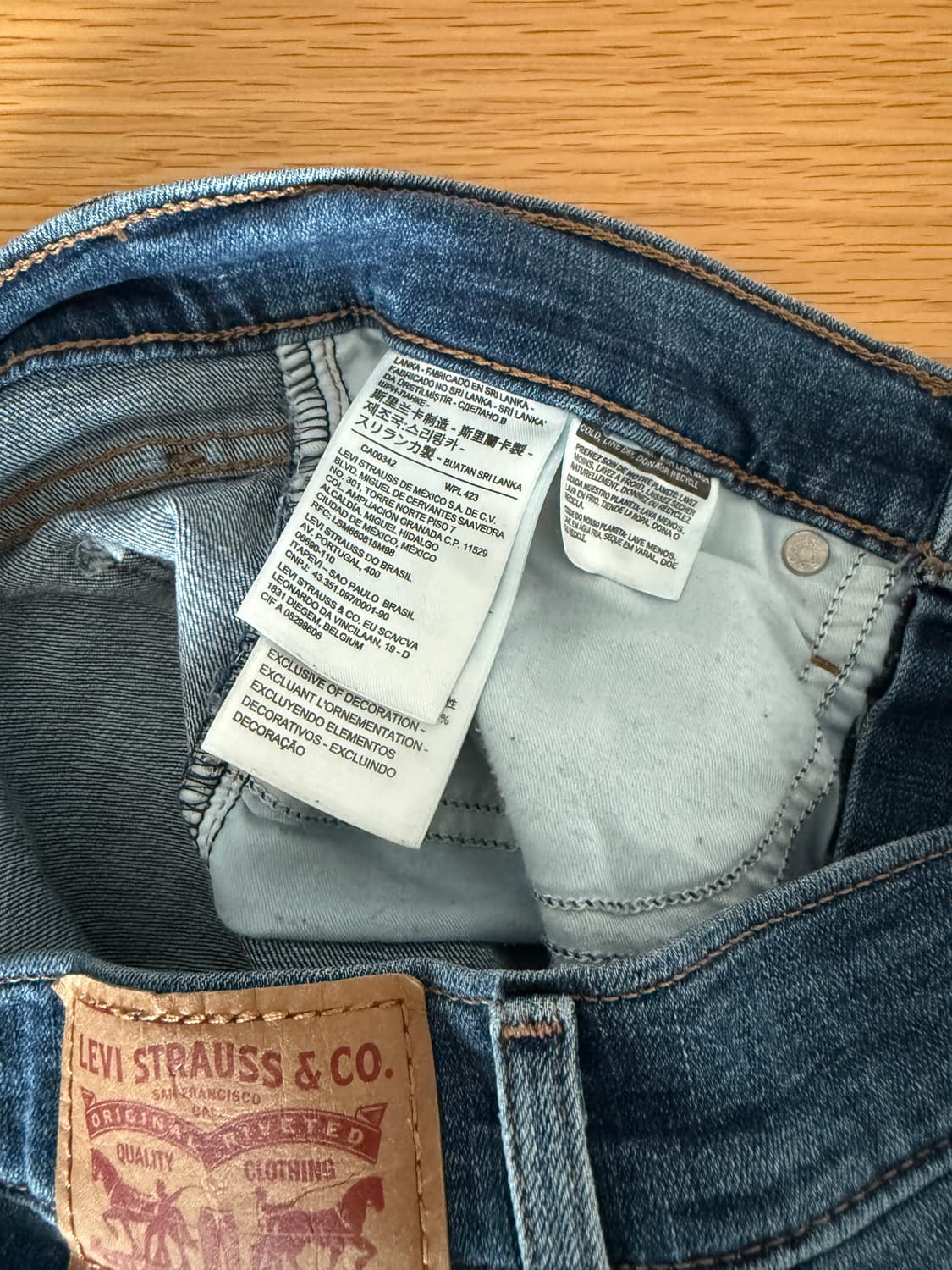 리바이스(Levi's) 315 부츠컷 데님 팬츠(중청) 상품이미지7