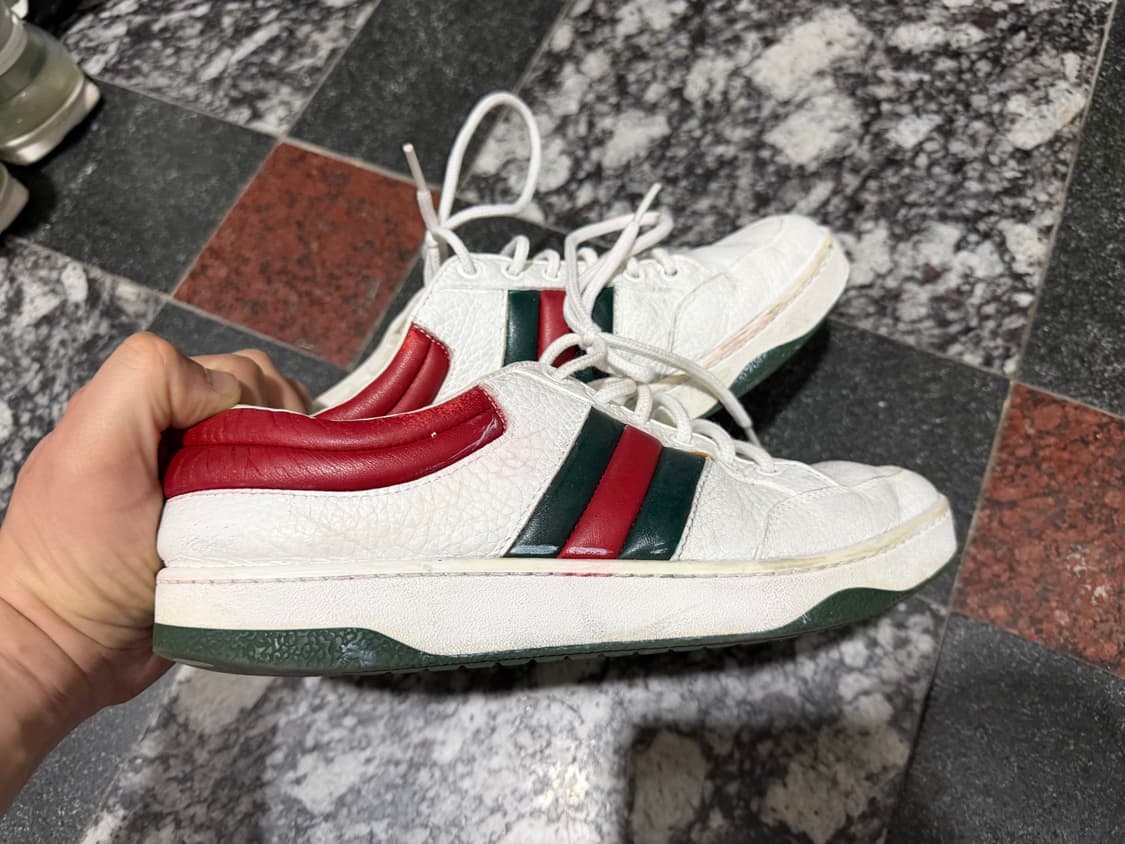 GUCCI 구찌 레더 가죽 스니커즈 운동화 270 상품이미지9