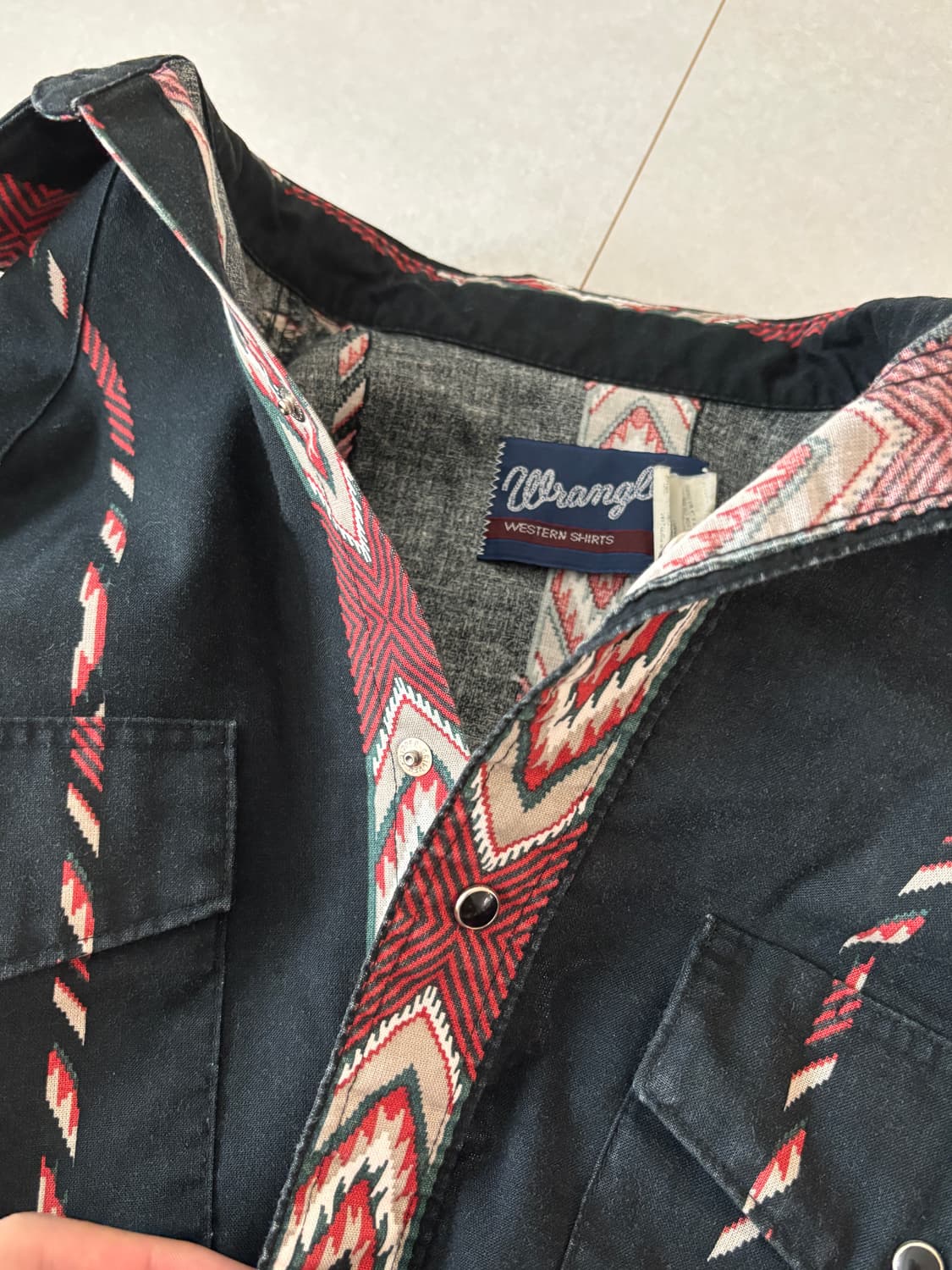 90s Wrangler 나바호 웨스턴셔츠 상품이미지3