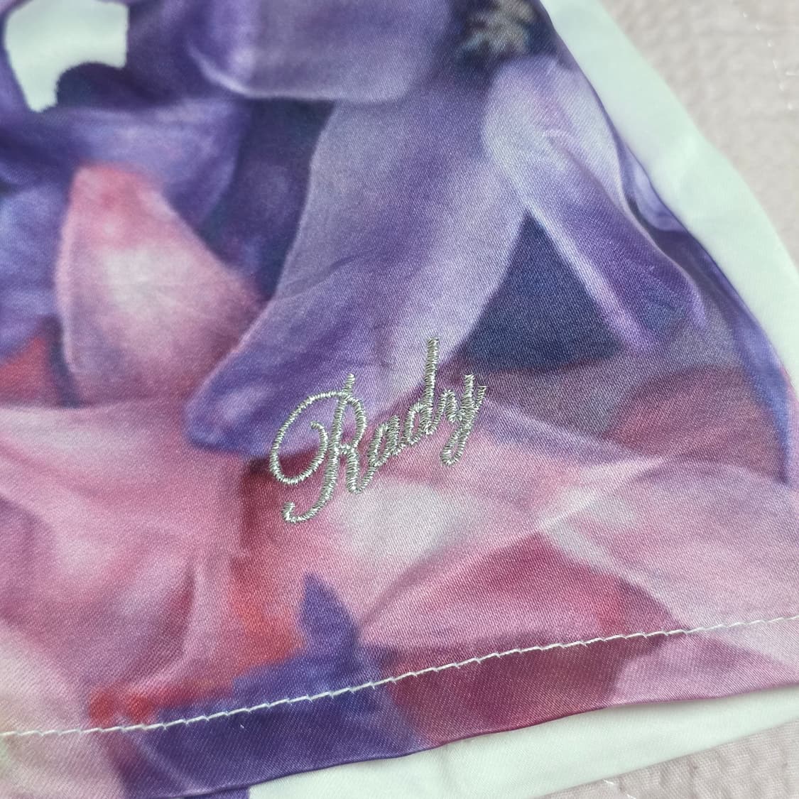 RADY 일본빈티지)히메오네갸루 플로럴 레이스 슬립슬리브리스섹시홈웨어 상품이미지5