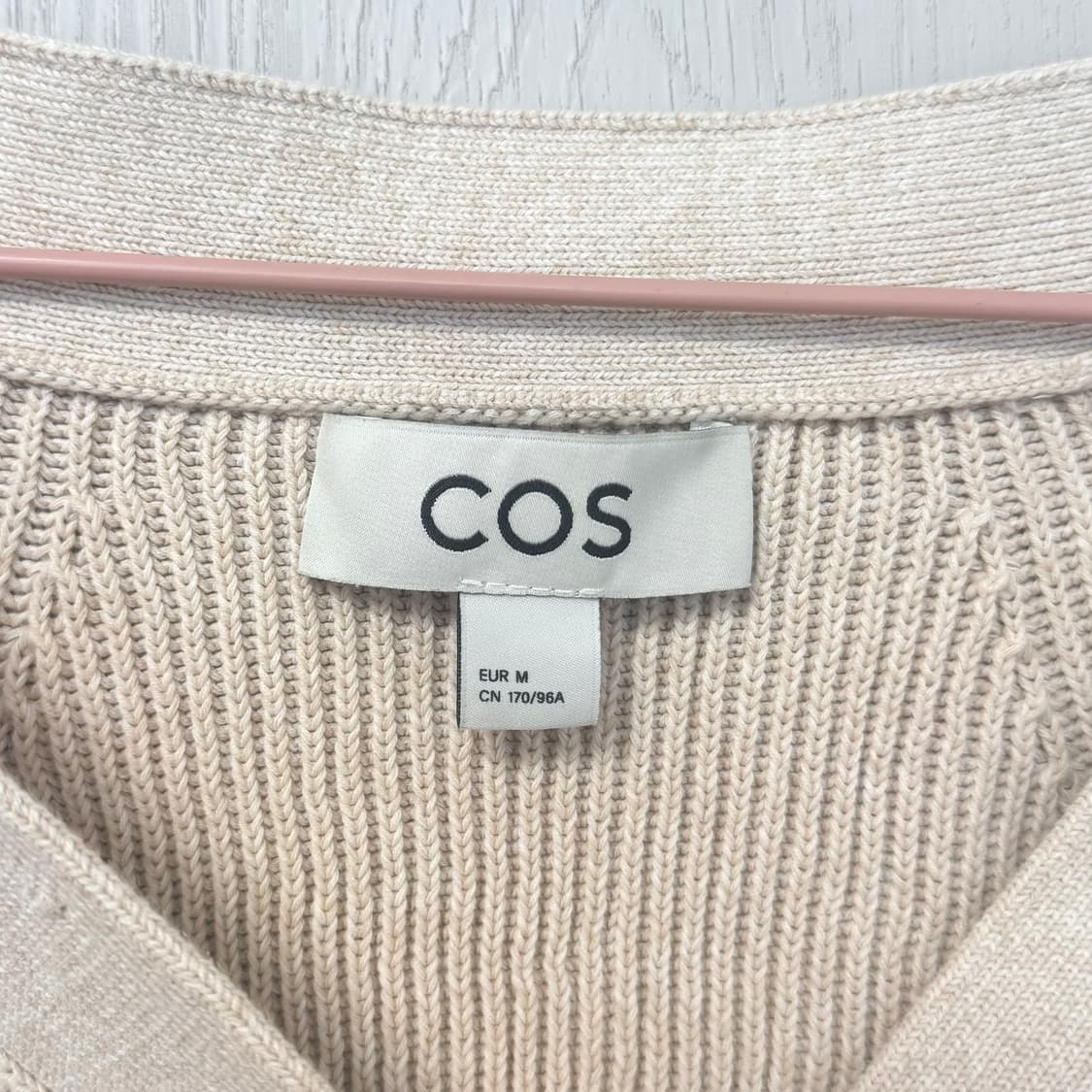 (m) cos 크롭 벌룬 브이넥 가디건  상품이미지3