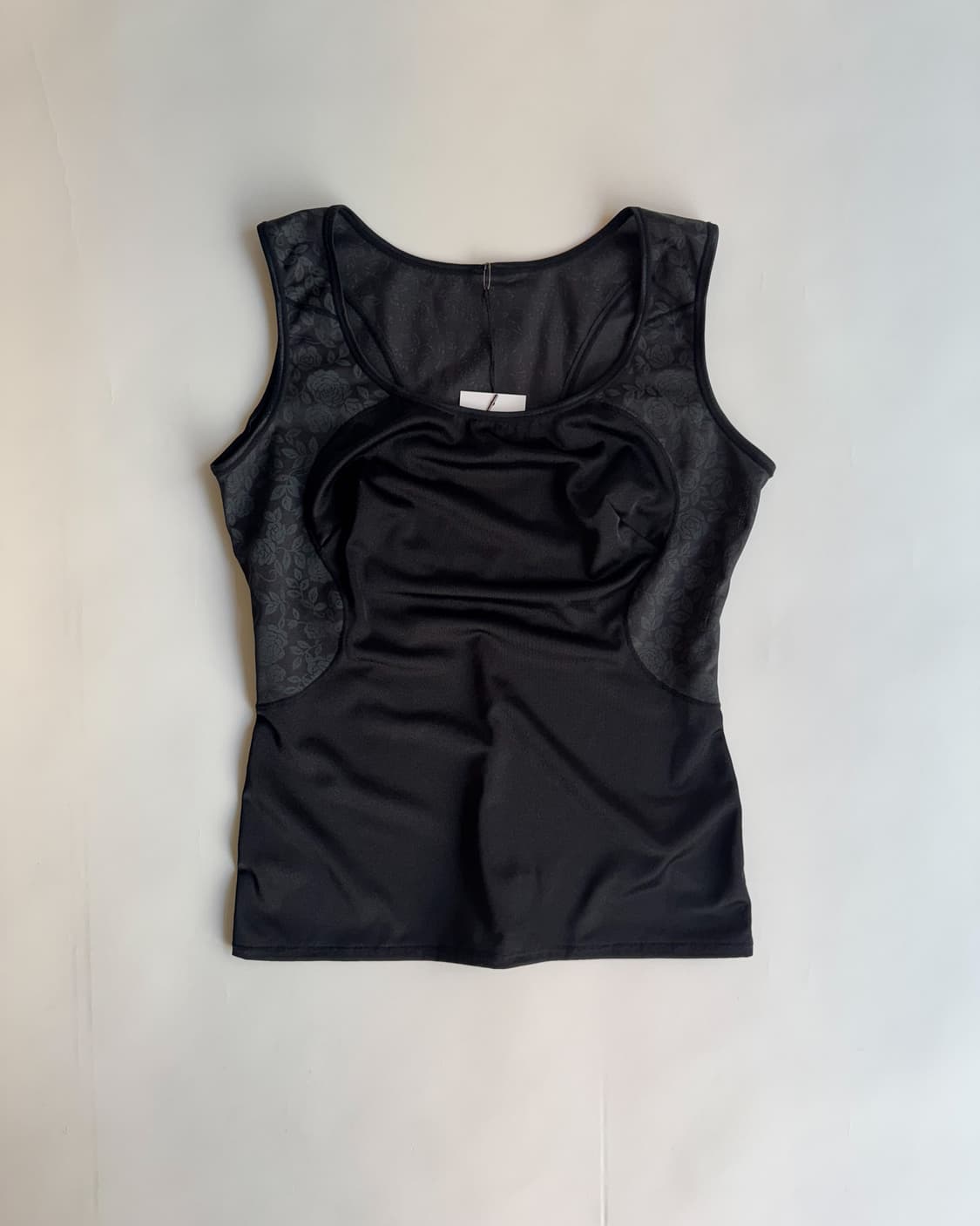 Jacquard Pattern Tank Top 상품이미지1