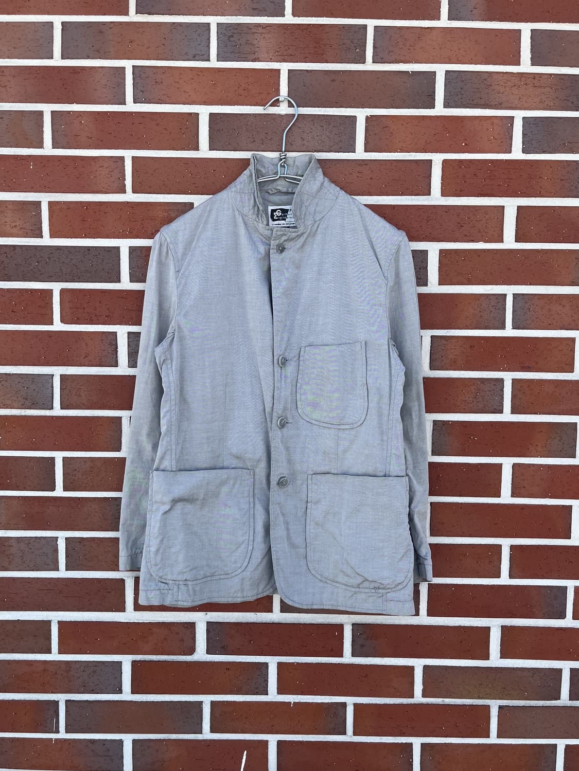 Engineered Garments 그레이 코튼 셔츠 자켓 상품이미지1