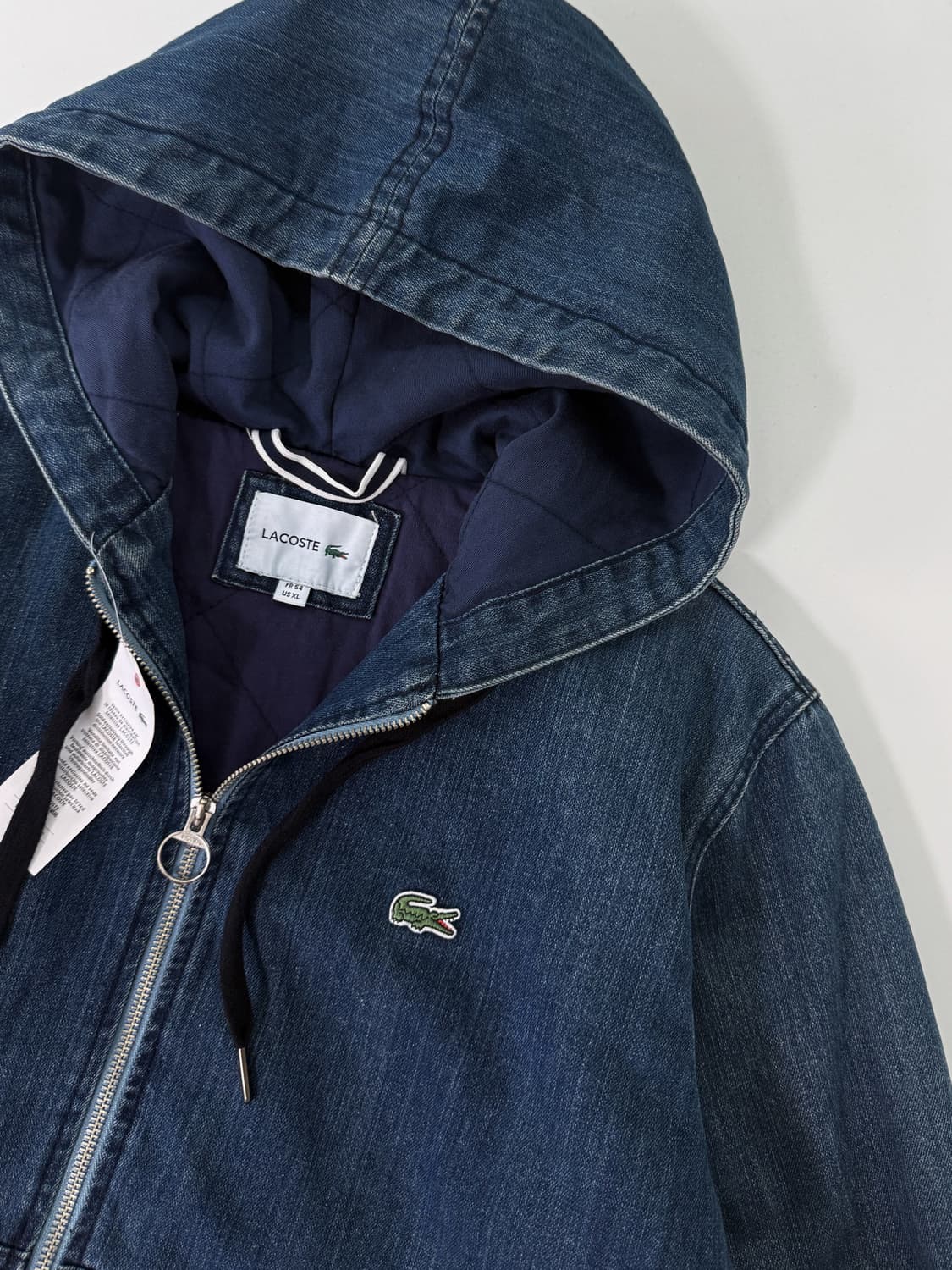 라코스테 루즈핏 00‘s 데님 액티브 후드 점퍼 상품이미지5