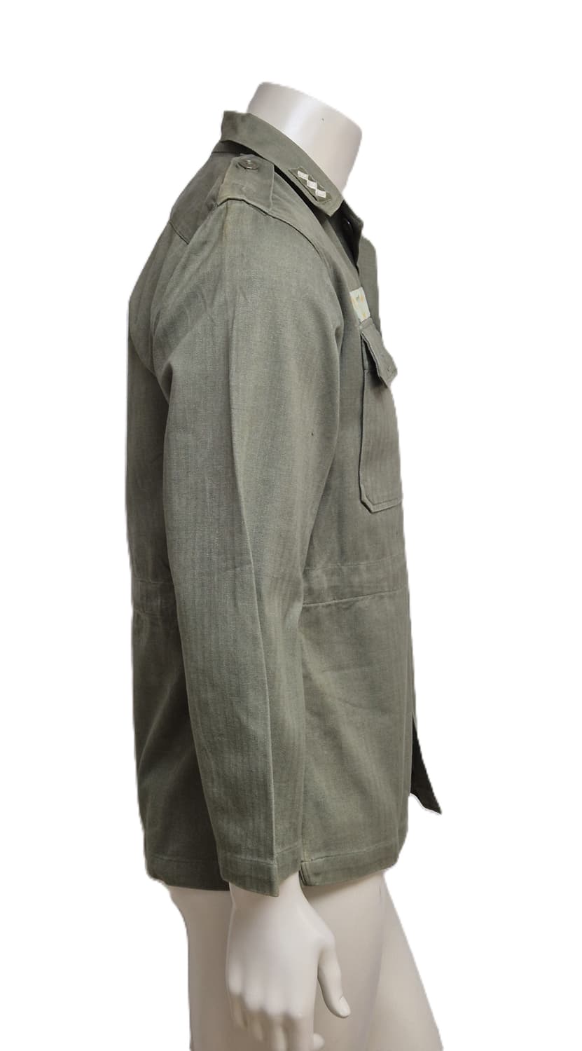 육군 구형 보병 대위 70년대 민무늬 전투복 상의 자켓 (L) 상품이미지3