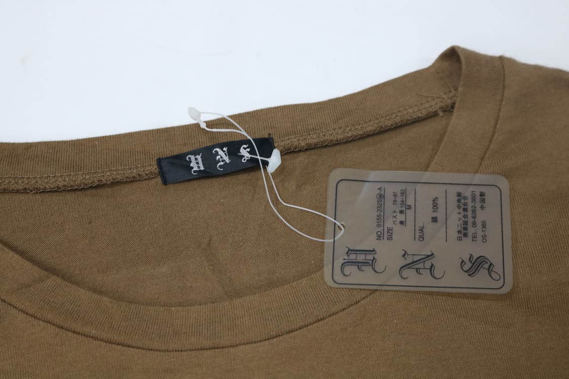 UNK 빈티지 레트로 엠블럼 쥬얼 디테일 롱슬리브 티셔츠 (M) 상품이미지4