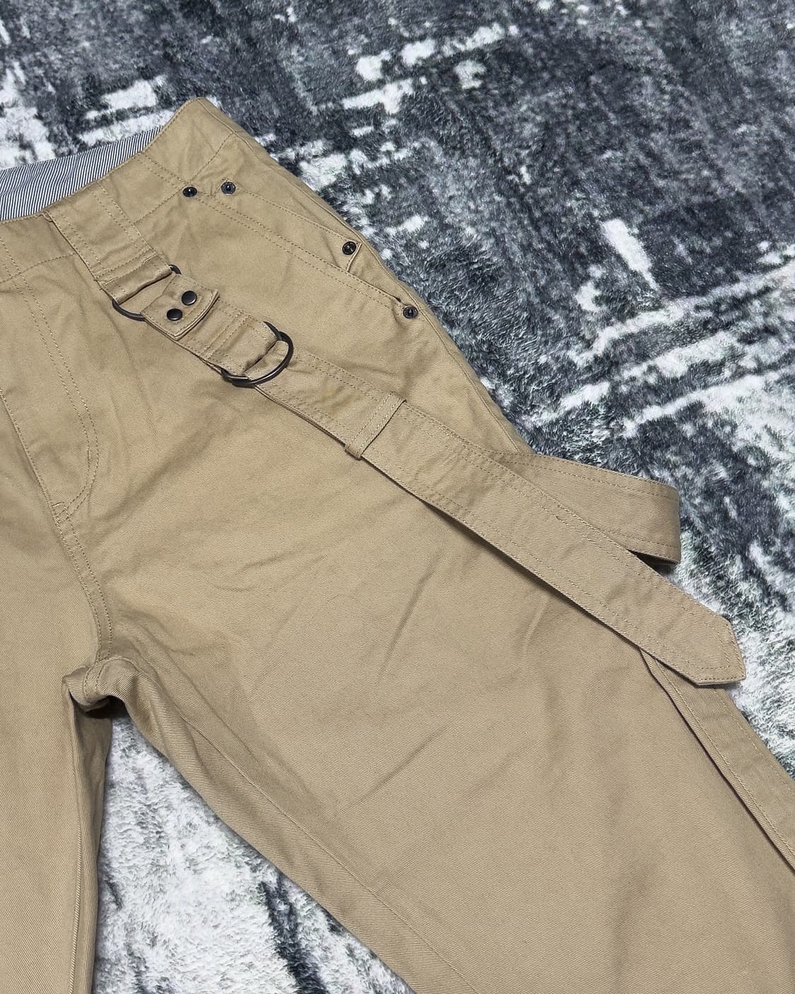 {Unknown} Belted Utility Chino Trousers  상품이미지4