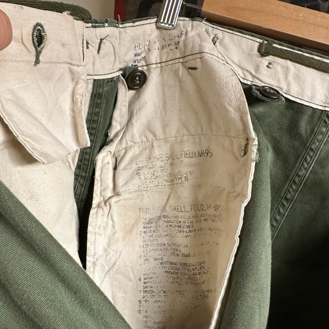 미군 오리지널 M51 필드팬츠 LR 상품이미지5