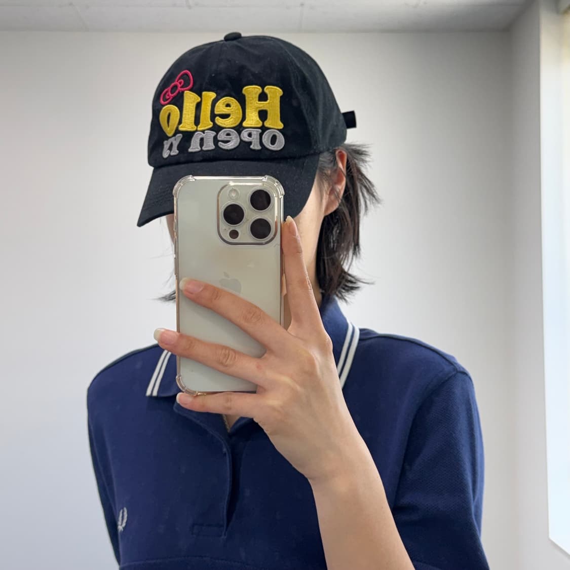 Open yy 오픈 와이와이 헬로키티 블랙 볼캡  상품이미지2