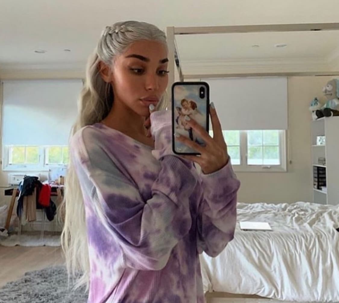 AMETHYST TIE DYE THERMAL LONG SLEEVE 상품이미지4