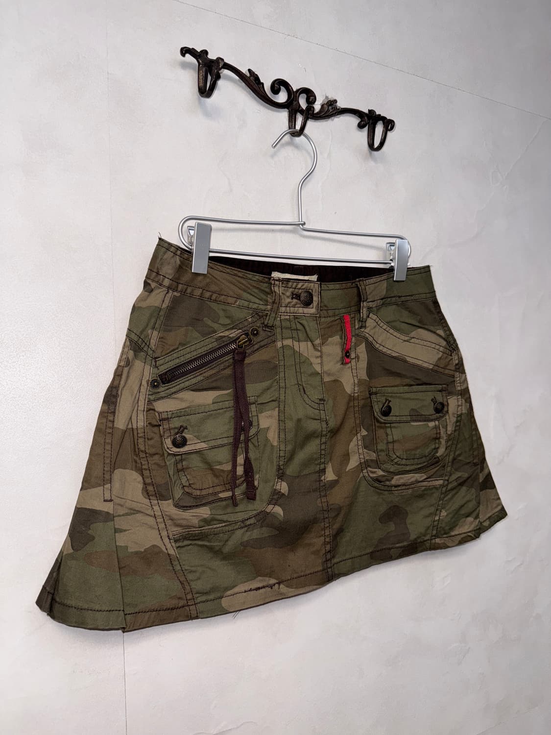 Edwin camouflage pocket pleats skirt 상품이미지2