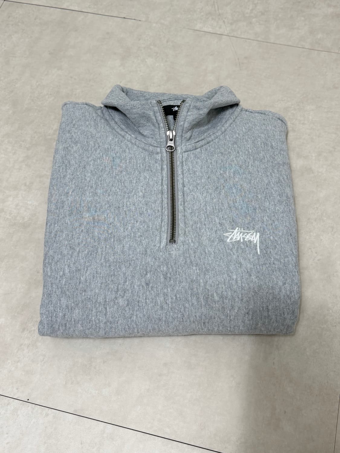 스투시 오버다이드 스탁 로고 모크넥 상품이미지2