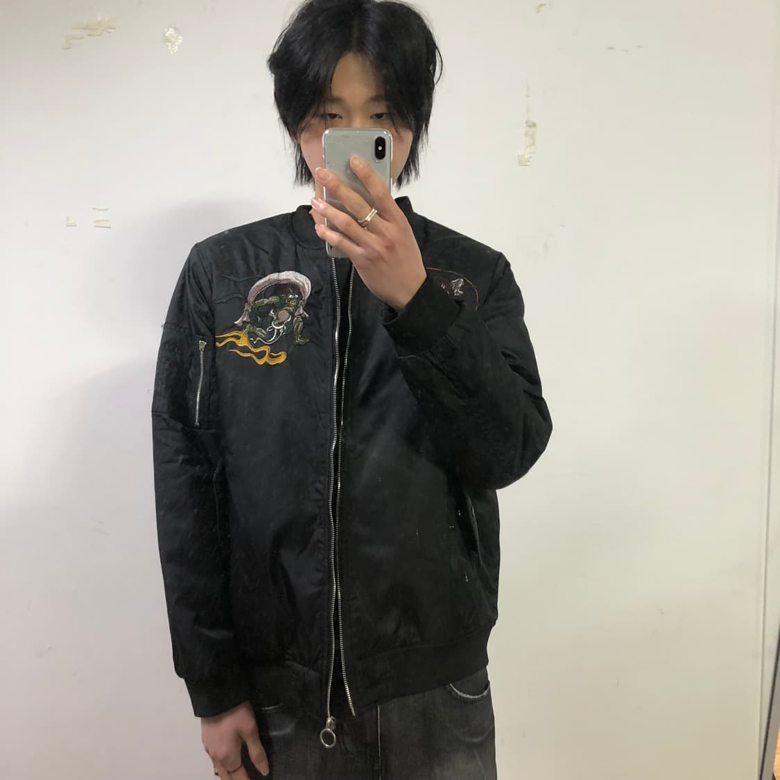 빈티지 스카쟌 봄버자켓 MA1  상품이미지3