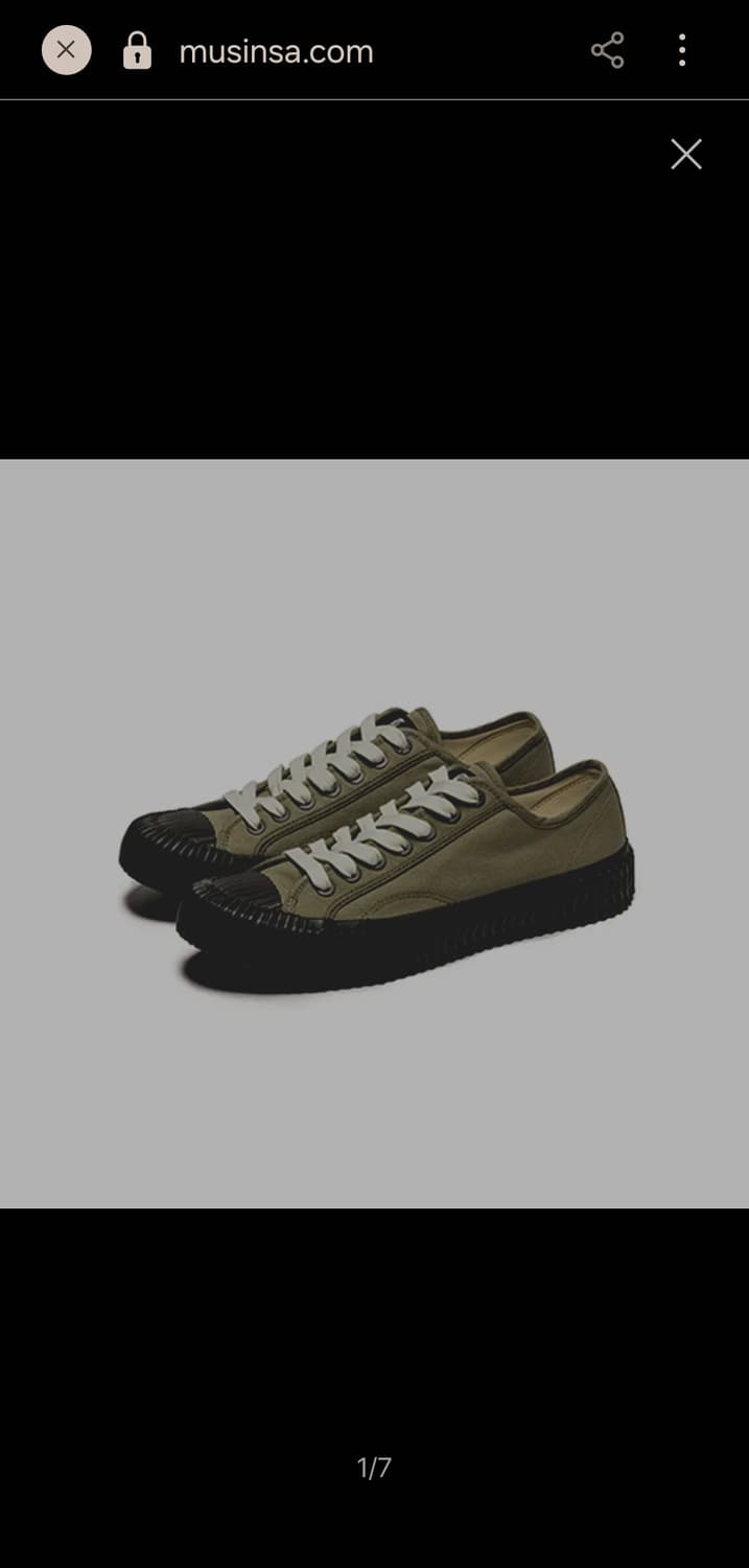 새상품 엑셀시오르BOLT LO 볼트 로우 스니커즈 스모키그린 상품이미지3