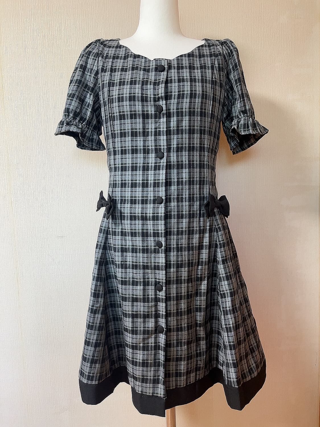 vintage check ops 상품이미지1