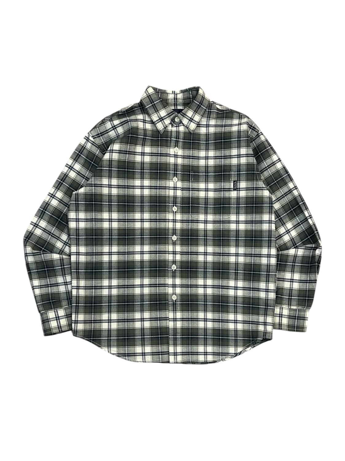 디스이즈네버뎃 체크 셔츠 그린 S #csz2267 상품이미지3