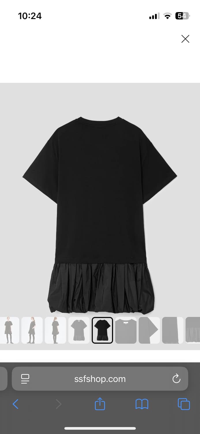 Sea ny 씨뉴욕 블랙 버블 드레스 상품이미지6