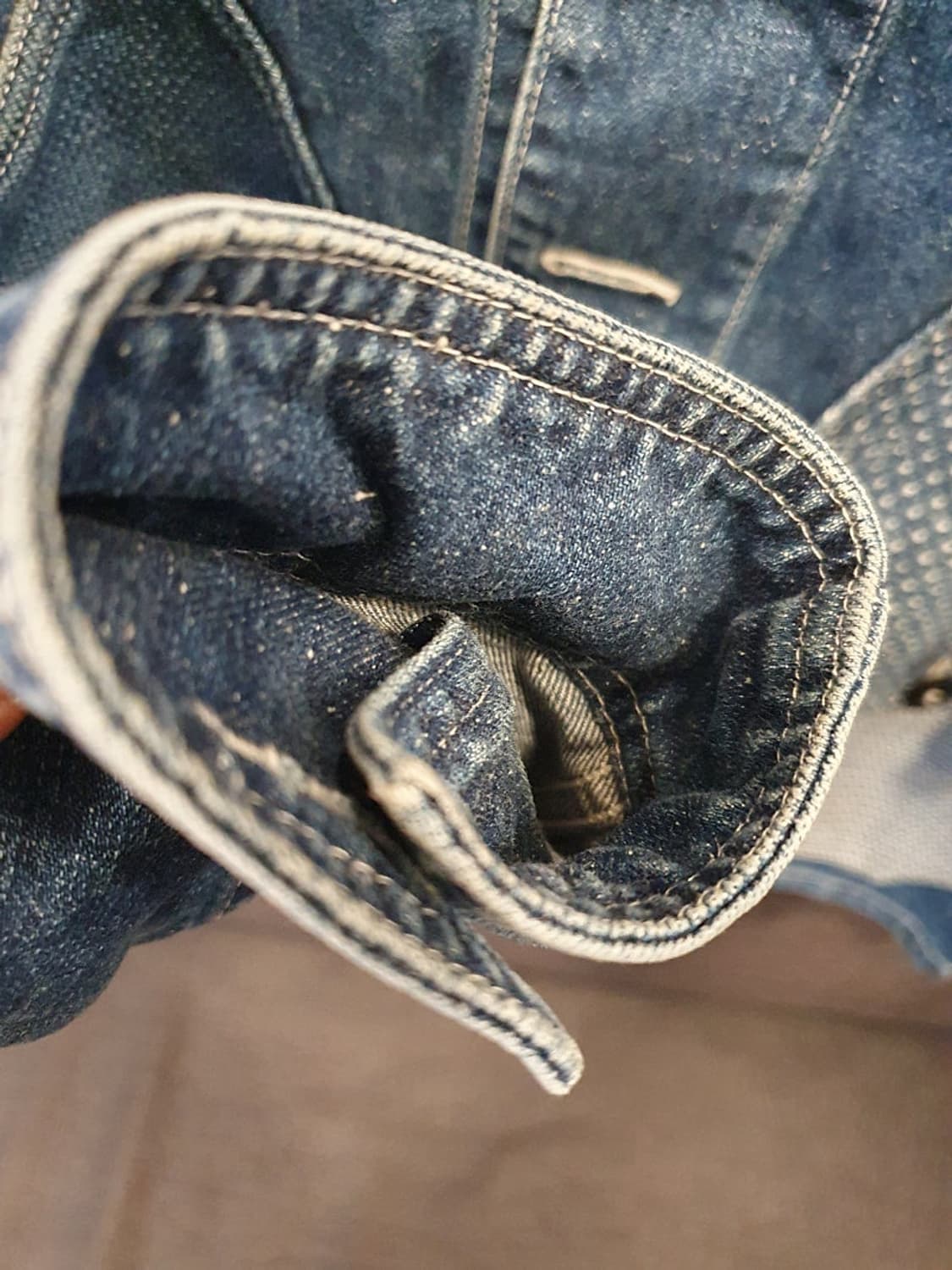 FDMLT 펀드멘탈    패치 워크 데님 커버올 자켓 상품이미지3