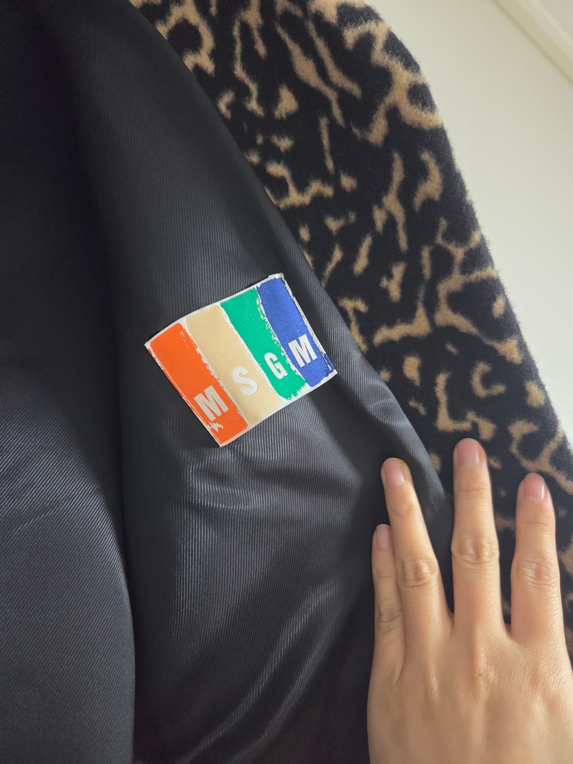 Msgm 호피 무늬 코트 42(66)  상품이미지4