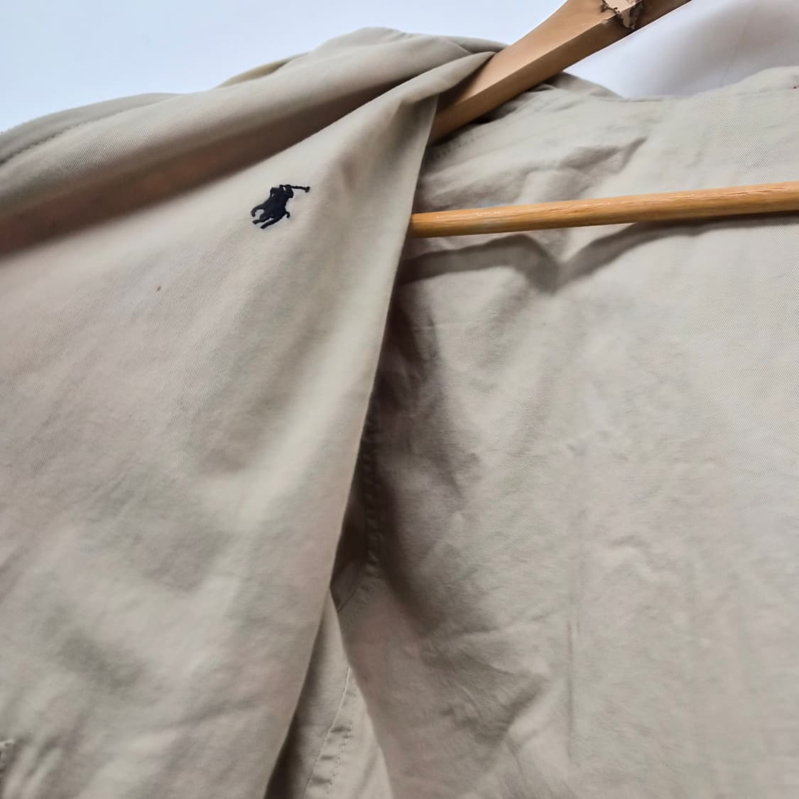 폴로 랄프로렌 체크 후드 바람막이 자켓 남성 M 상품이미지6