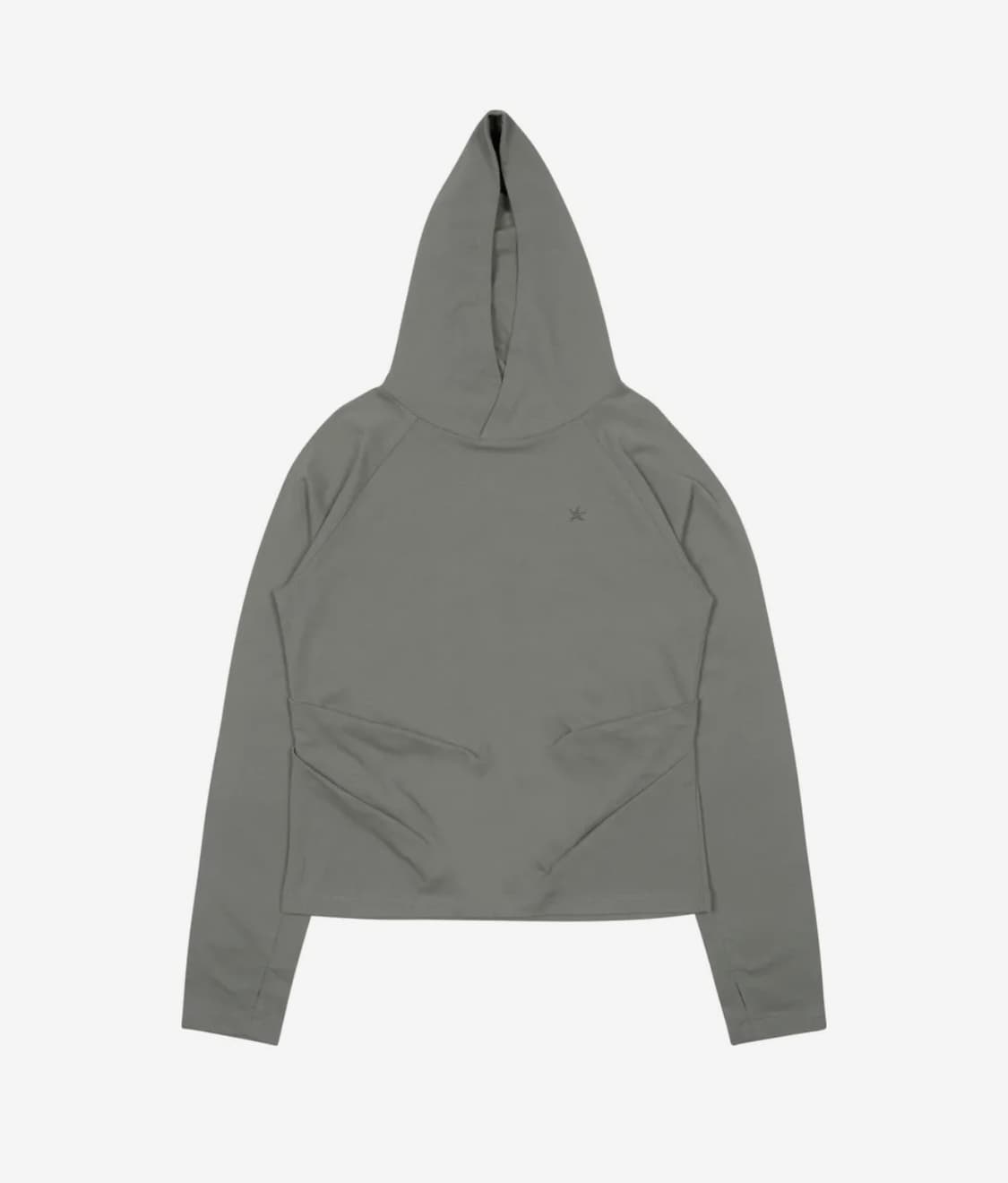 더콜디스트모먼트 TCM 후드 래글런 롱슬리브 그레이 상품이미지1